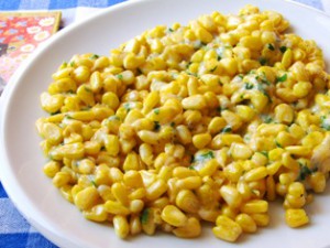 kukuřice se sýrem