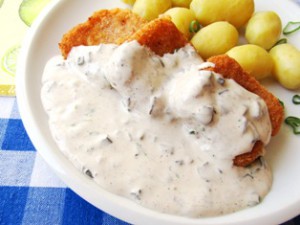 houbová majonézová omáčka