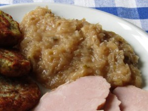 dušené kysané zelí