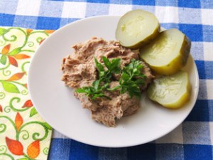 jednoduchá domácí paštika