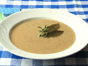 fazolová krémová polévka